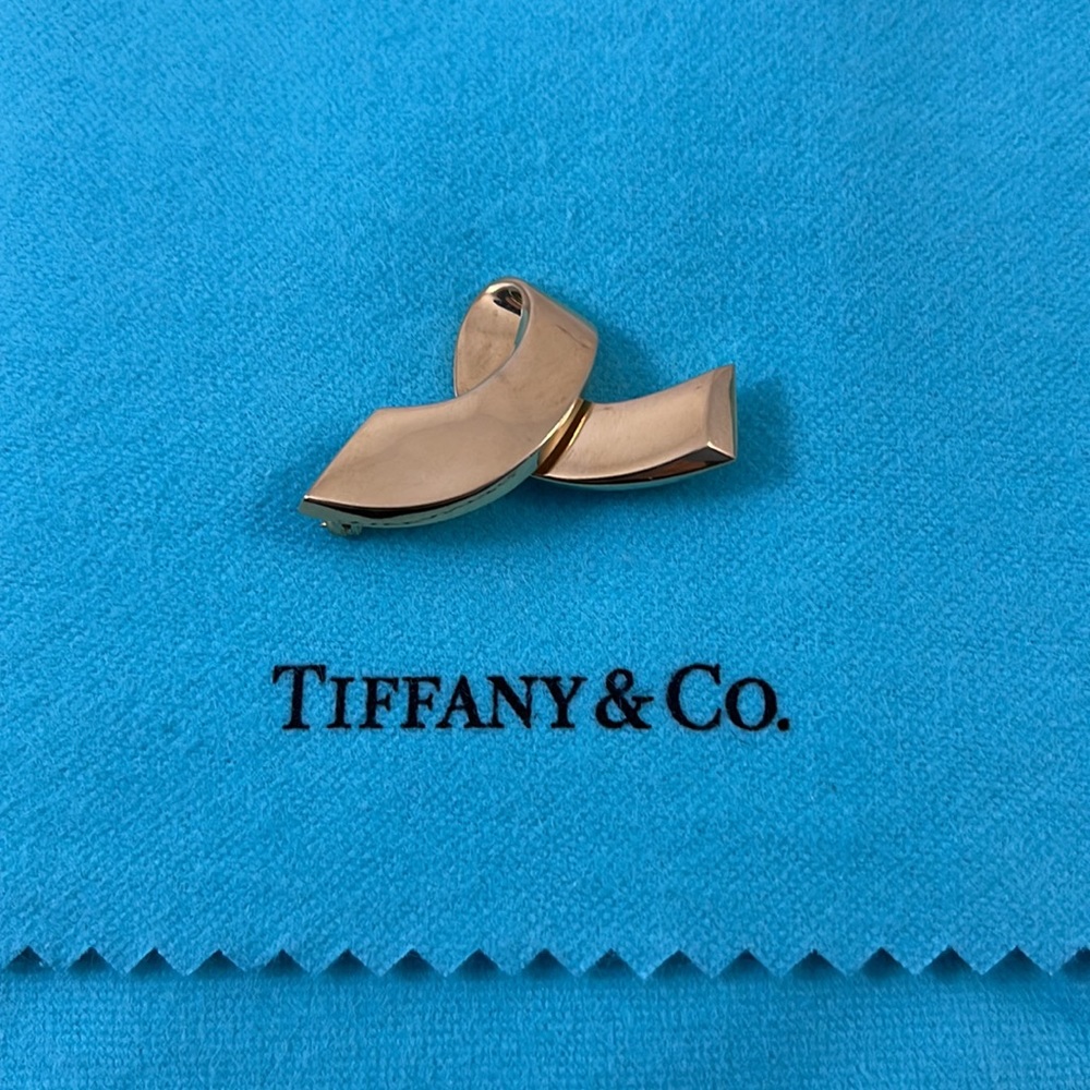 Tiffany & Co. Ribbon pin brooch - Picture 5 of 16